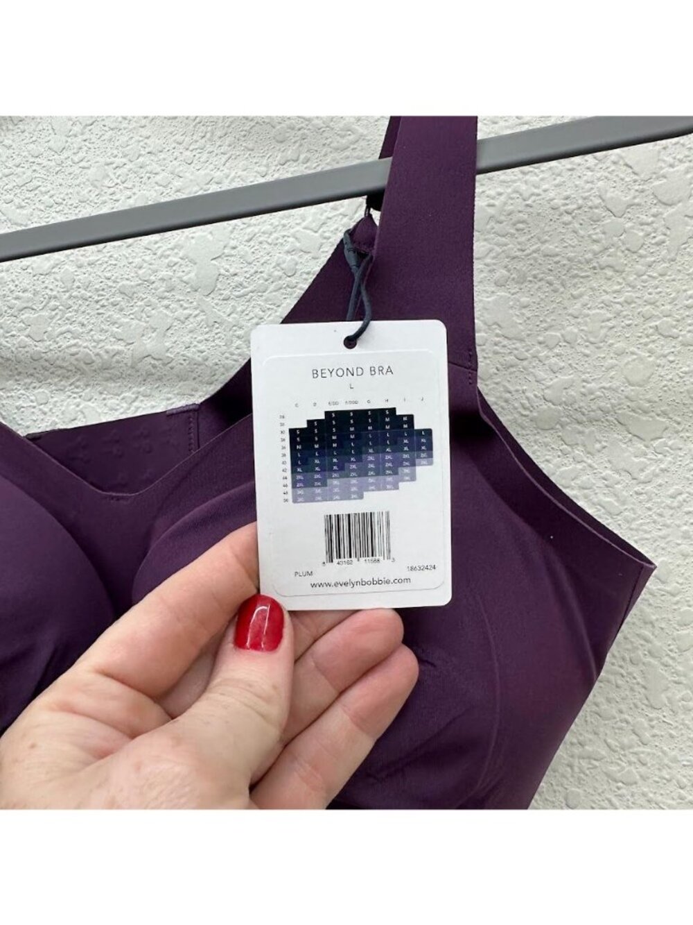 Evelyn & Bobbie Beyond Bra Wireless Seamless Full Coverage Womens size Large NEW - Picture 2 of 5